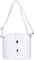 Rea Moda Olasz bőr 0600 fehér kicsi női oldaltáska