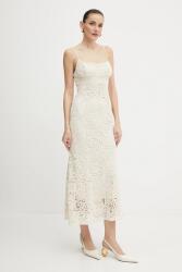 Bardot pamut ruha - bézs S