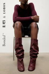 Answear. LAB Bonded by Answear. LAB & LOBOS bőr csizma - burgundia Női 41