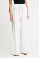 Gestuz nadrág vászonkeverékből - fehér 34
