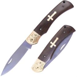 HARAHU Outdoor összecsukható kés WG747 - Barna / Arany KP39535