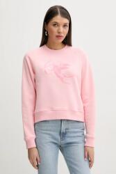 Fiorucci pamut melegítőfelső Cupid Print Slim Fit Sweatshirt - rózsaszín M