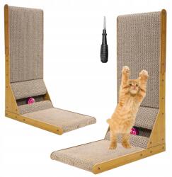  Kaparófa Macska Játék Karton: repülő Sarok Fekhely Karton Labdával (250314WS89)