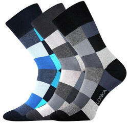 Lonka 3PACK boldog zokni Lonka többszínű (Decube mix B) XL