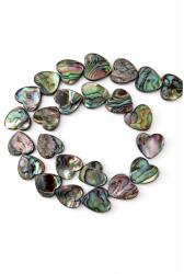  Margele Sidef Abalon Inima 10x10x3 mm Irizat Multicolor pentru creatie bijuterii