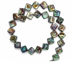  Margele Sidef Abalon Natural Patrat 16x16x3 mm pentru Coliere Moderne
