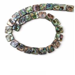  Margele Sidef Abalon Natural Patrat 12x12x3 mm pentru Creatie Bijuterii Moderne