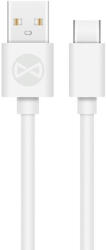 FL 1M C Típusú USB kábel fehér - GSM106364 (GSM106364)