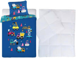  Munkagépes ovis ágynemű szett (blue)