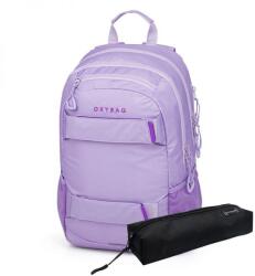 OXY BAG / Karton PP OXY Sport laptoptartós diák hátizsák + ajándék tolltartó - 27 literes - Violet (IMO-KPP-1-49225E)