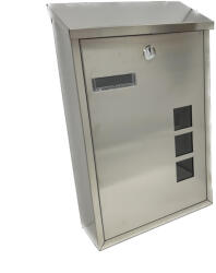 BW Postaláda Kültéri Rozsdamentes Aram 40*12*27cm (z-2050846-v)