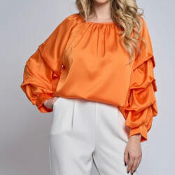 ElectraStore Bluza Satin Portocalie (100-1)