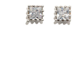 ElectraStore Cercei Din Argint Cu Piatra Tip Diamant Katia (C4607)