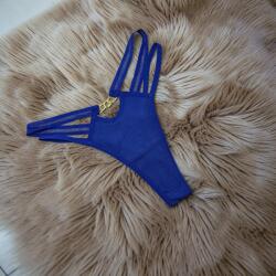  Pamut bordás tanga dupla pánttal blue-royal 113365