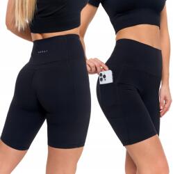 Moraj Leggings Kerékpáros Rövidnadrág Női Sport Zsebekkel Kényelmes Edzés Moraj S (RDL3200-001)