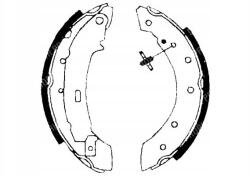 Delphi Fékpofák kpl. LS1717. LS1717