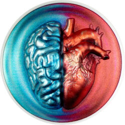  Head vs Heart - 2 Oz - ezüst proof gyűjtői érme