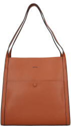 Katana Elegáns női bőr kézitáska Katana Laube - konyak