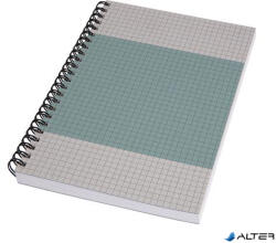 Sigel Spirálfüzet, A5, kockás, 80 lap, puhafedeles, SIGEL "Quicknote", kék-szürke (SN600)