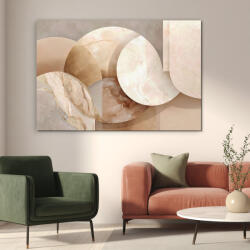 DUBLEZ Tablou abstract - Champagne