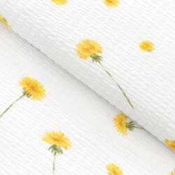 Goldea pamut krepp anyag - pitypangok 160 cm