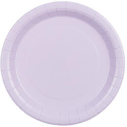  Levendula színű papírtányér, 23 cm, 6 darabos csomag (TPP102-002)