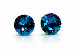 VIORA bedugós fülbevaló - 10 mm (blue zircon kék) (2026022401)
