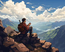 Alkotásutca Nyugodt utazás - Számfestő készlet kereten 40x50