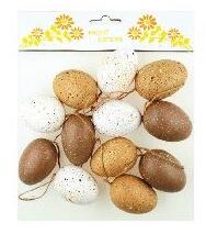  Műanyag Tojástartó 60 Mm, 12 Db Natúr Színkeverék