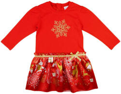 Asti Hosszú ujjú kislány ruha karácsonyi mintával