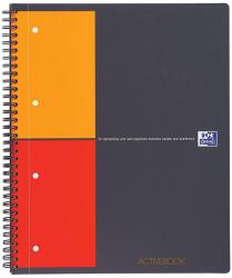 OXFORD Caiet cu spirala A4+, OXFORD International Activebook, 80 file-80g/mp, 4 perf. , coperta PP - mate (OX-100104329)