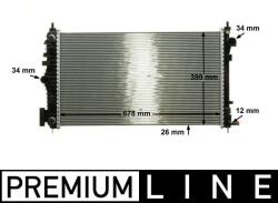 MAHLE Chladič motora MAHLE CR 1101 000P (CR 1101 000P)