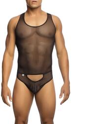  Мъжко секси боди, прозрачно и изрязано - MOB Bodysheer Black S/M (D-243559)