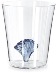Bizzotto Set 6 pahare sticla decor Scoica Ø9x10, 5h (0200394) Pahar