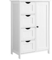 Mobikon Dulap mdf alb Stormi 50x30x82, 7 cm (0000402686) Garderoba