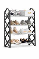 Heinner Pantofar cu 4 Nivele Heinner Ordina, Material Plastic si Textil, Design Compact, Organizare Incaltaminte, 42x18.5x58 cm - HR-SHRACK-ORD (HR-SHRACK-ORD) Garderoba