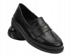 VINCEZA Női Mokaszin Vinceza 18100 Elegáns Bőr Mokaszin (18100 BK LICO SKÓRA)