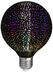 V-TAC Bec Led G125 E27 3w Cu Filament 3000k Alb Cald Model 3d (sku-212706) - artledconcept