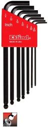 Unior Set chei locas hexagonal cu cap sferic 5/64"-1/4"/ 7 piese (13207) Cheie imbus