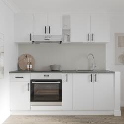 haaus Set Bucatarie Karo V11, Alb, Blat Thermo 28 mm, L 200 cm (918552)