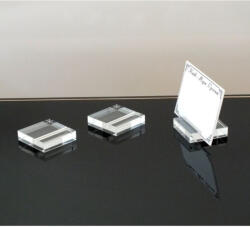 Garibaldi Set de 3 Suporturi Pentru Carduri Din Plexiglas, Transparente