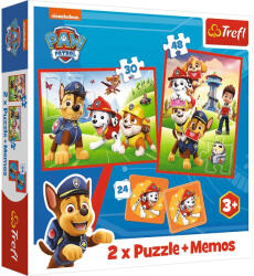 Trefl Puzzle Kirakó + Jegyzetek 2 az 1-ben Mancs őrjárat Kutyacsapat akcióban Trefl 93337