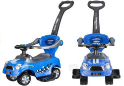 LeanToys Kupé autó kézi menetirányítással szülői fogantyúval - kék
