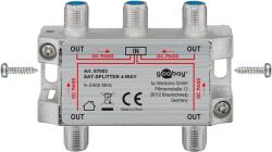 Goobay Spliter 4 cai semnal TV satelit 2500Mhz Goobay (67003) - drumix