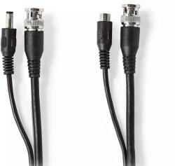 Nedis Cablu coaxial de securitate CCTV RG59 20m BNC 2.1x5.5mm Nedis (CCTVCA10BK200) - drumix