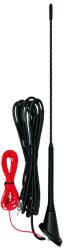 4CARS Antena auto cu amplificare 40cm Golf fixa cu talpa ovala 4CARS (93220) - drumix