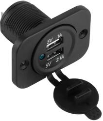 Peiying Mufa montaj bricheta auto incarcare 2x USB 3.1A PY-CHR0001 Peiying (PY-CHR0001)
