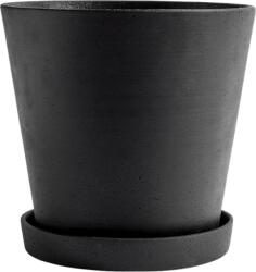 HAY Ghiveci Hay 26 cm negru cu suport (AB394-A936-AB68)