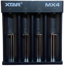 XTAR Incarcator acumulatori 1.5V 3.6V 3.7V Li-Ion /1.2V Ni-MH /3.2V LiFePO4 4x sloturi pentru incarcare MX4 KT XTAR (636) (MX4 KT) - drumix Incarcator baterii