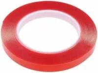 AFTC Banda dublu-adeziva acrilica transparenta de fixare latime 12mm lungime 5m grosime 0.5mm exterior-interior 100C AFTC 5305 (AFTC-5305-12MM-5M) - drumix